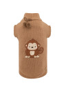 MONKEY CASHWOOL PULL CAMEL