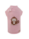 MONKEY CASHWOOL PULL PINK