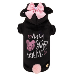 MY SWEET FRIEND HOODIE BLACK