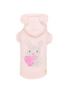 SPARKLING LOVING BUNNY HOODIE PINK