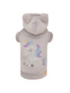SPARKLING UNICORN HOODIE GREY