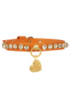 DIAMONDS CHAIN COLLAR ORANGE/GOLD