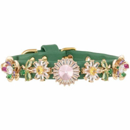 GARDEN GEMS COLLAR FLORA/GOLD