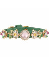 GARDEN GEMS COLLAR FLORA/GOLD