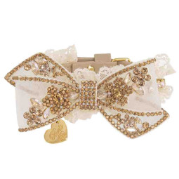 GOLDEN DIAMOND PAPILLON BOW...