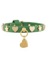 HEARTS AND STARS STUDS COLLAR FLORA/GOLD
