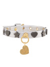 HEARTS AND STARS STUDS COLLAR SILVER/GOLD