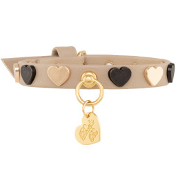 HEARTS STUDS COLLAR...