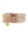 HONEY BEAR CHATON FUR COLLAR CIPRIA/GOLD
