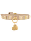 PYRAMIDS STUDS COLLAR CHAMPAGNE/GOLD