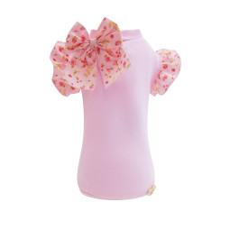 BLOOM BOW ROMANTIC TSHIRT PINK
