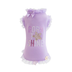 BORN TO SHINE TSHIRT LILAC