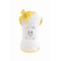 BUNNY LACE TSHIRT YELLOW