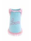 LINGERIE LOVE GLAM TOP TANK ACQUA