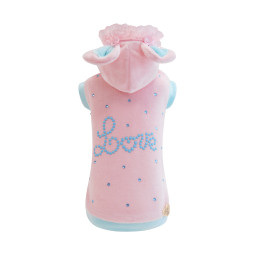 LOVE GLAM HOODIE PINK