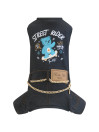 SKATER BEAR JUMPSUIT DENIM BLACK