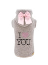 I LOVE YOU HOODIE PINK