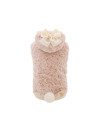 COZY FUR BOMBER POWDER ROSE