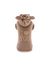 DIAMOND I LOVE YOU HOODIE CACAO
