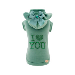DIAMOND I LOVE YOU HOODIE MINT