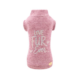 LOVE FUR EVER PULL MAUVE
