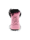 LOVE FUR EVER TULLE PULL MAUVE