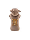 TEDDY BEAR NAILSTUDS HOODIE CACAO