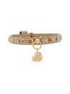 MOSAIC CRYSTAL COLLAR GREIGE/GOLD