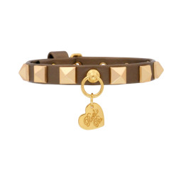 PYRAMIDS STUDS COLLAR CACAO...