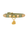 PYRAMIDS STUDS COLLAR MINT/GOLD