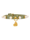 ROYAL PEARLS COLLAR MINT/GOLD