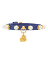 ROYAL PEARLS COLLAR SAPPHIRE/GOLD