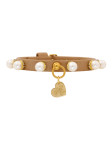 ROYAL PEARLS COLLAR TWINE/GOLD