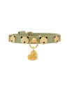 TEDDY STUDS COLLAR MINT/GOLD