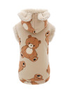 TEDDY HUG HOODIE BEIGE
