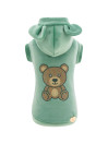 TEDDY BEAR NAILSTUDS HOODIE MINT