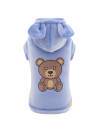 TEDDY BEAR NAILSTUDS HOODIE SAPPHIRE