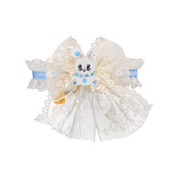 SKY BUNNY LACE COLLAR WHITE...