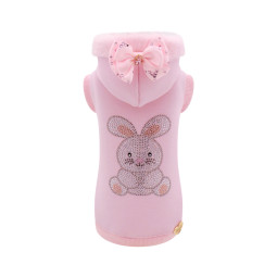 DIAMOND BUNNY SWEATSHIRT PINK