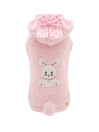 FLUFFY BUNNY HOODIE PINK