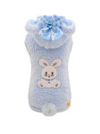 FLUFFY BUNNY HOODIE SKY