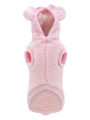 FLUFFY BUNNY HOODIE PINK