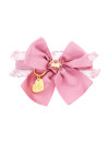 RUFFLE BOW COLLAR MAUVE DORE/GOLD