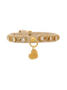 INFINITY CRYSTAL COLLAR ALMOND/GOLD