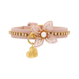 BLUSH FLOWER JEWEL COLLAR...