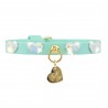 HEARTS COLLAR TIFFANY ECOLEATHER/GOLD