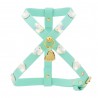 HEARTS HARNESS TIFFANY ECOLEATHER/GOLD