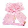 CHIC BOW HARNESS PINK ECOLEATHER/GOLD