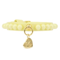 PEARLS COLLAR YELLOW...