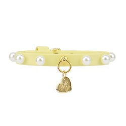 ECO PEARLS COLLAR YELLOW...